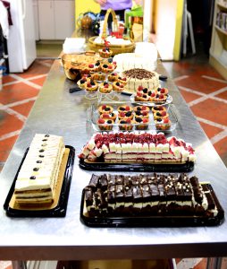 Here are the delicious cakes, cupcakes, and triffle we enjoyed